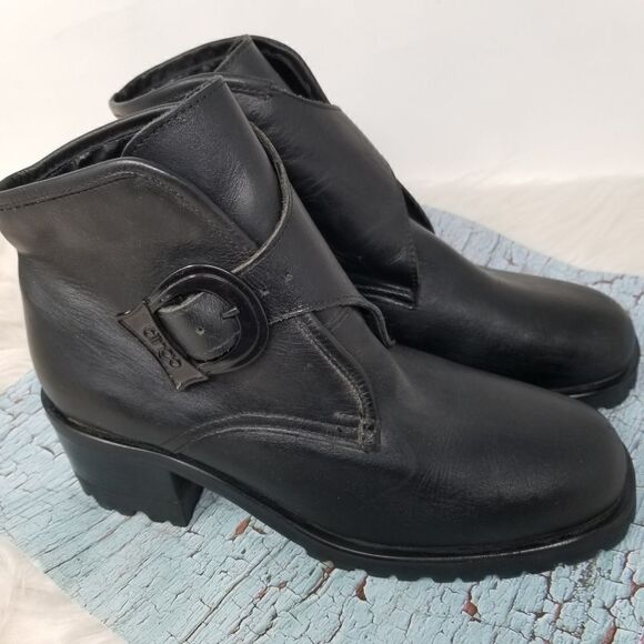 DINGO RUGGED SOLE BLACK BUCKLE CLOSURE BOOT - Picture 8 of 8